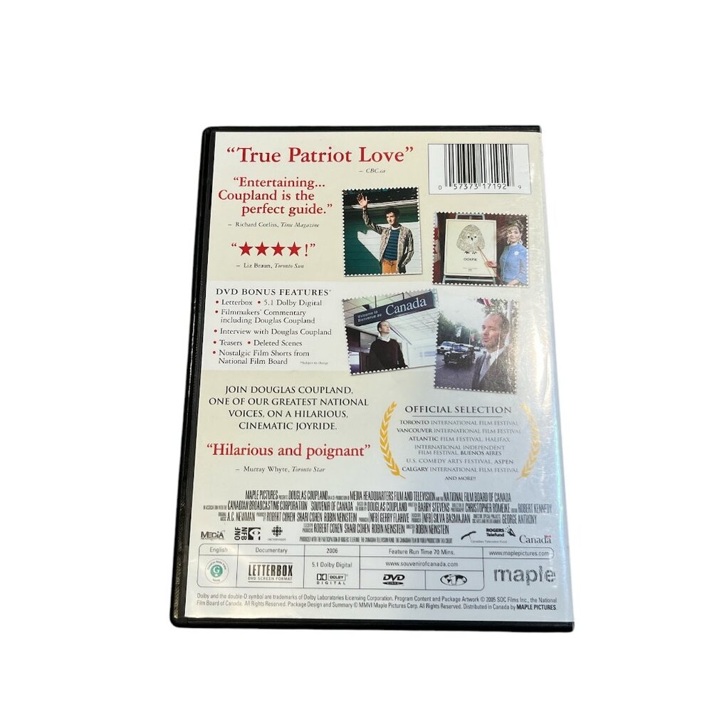 DVD Souvenir of Canada Documentary Based on Douglas Coupland Book Award Winner - Picture 3 of 6